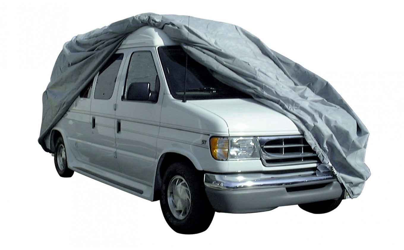 VAN SIZE OUTDOOR & INDOOR,100% WATERPROOF,HETAPROOF, DUSTPROOF, WINDPROOF FULL SET COVER W/ FREE CAR WAX AND MICROFIBER CLOTH