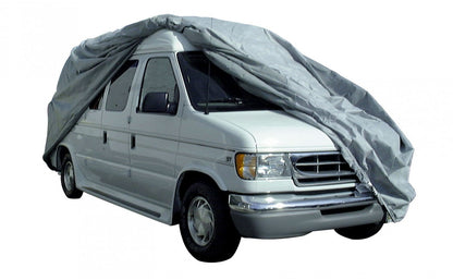 VAN SIZE OUTDOOR & INDOOR,100% WATERPROOF,HETAPROOF, DUSTPROOF, WINDPROOF FULL SET COVER W/ FREE CAR WAX AND MICROFIBER CLOTH