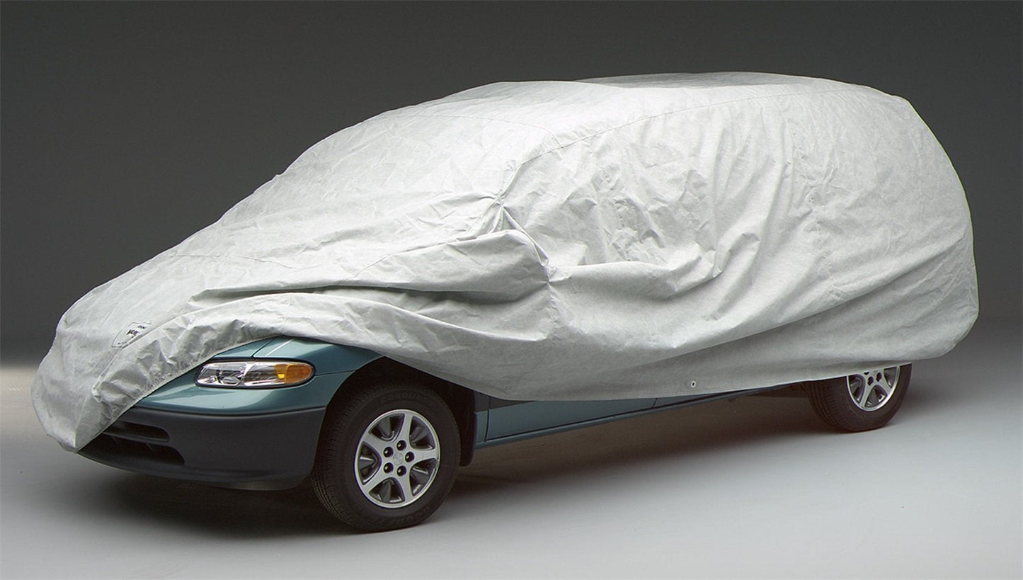 VAN SIZE OUTDOOR & INDOOR,100% WATERPROOF,HETAPROOF, DUSTPROOF, WINDPROOF FULL SET COVER W/ FREE CAR WAX AND MICROFIBER CLOTH