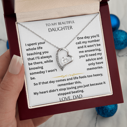 To My Daughter - Some goodbyes happen long before we're ready - Beautiful Gift Set  FG00001