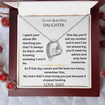 To My Daughter - Some goodbyes happen long before we're ready - Beautiful Gift Set  FG00001