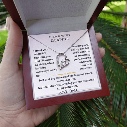 To My Daughter - Some goodbyes happen long before we're ready - Beautiful Gift Set  FG00001