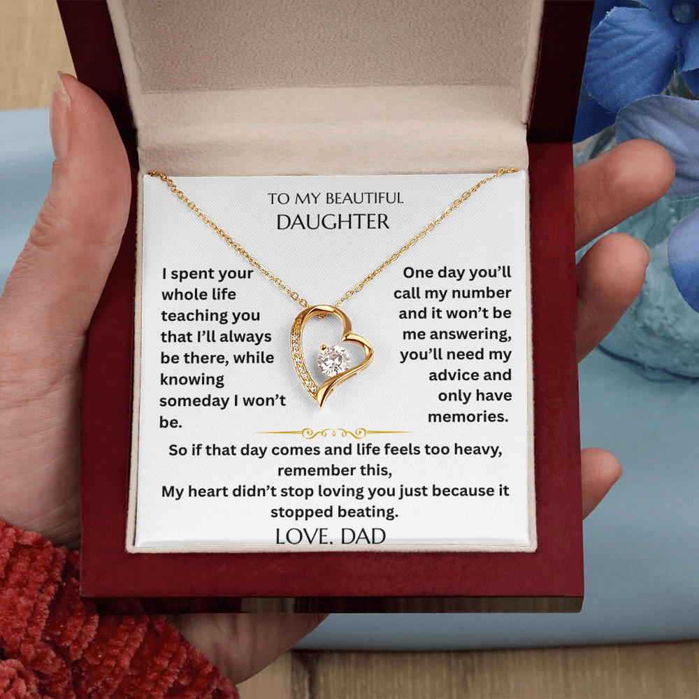 To My Daughter - Some goodbyes happen long before we're ready - Beautiful Gift Set  FG00001