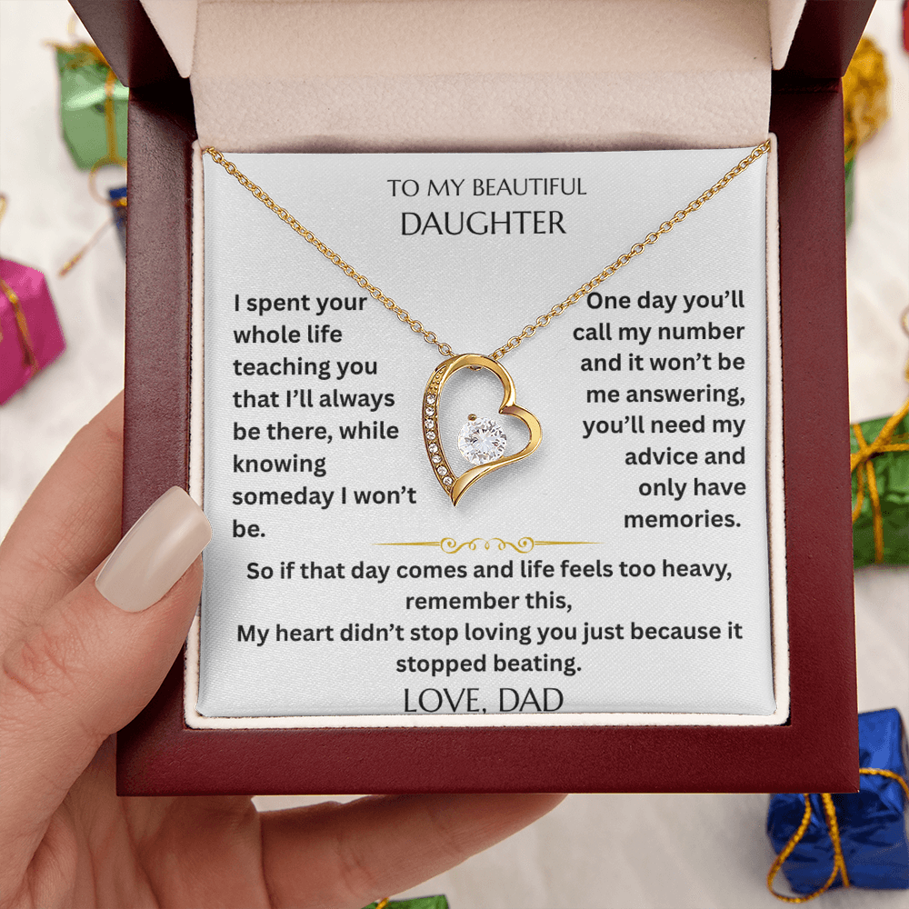 To My Daughter - Some goodbyes happen long before we're ready - Beautiful Gift Set  FG00001