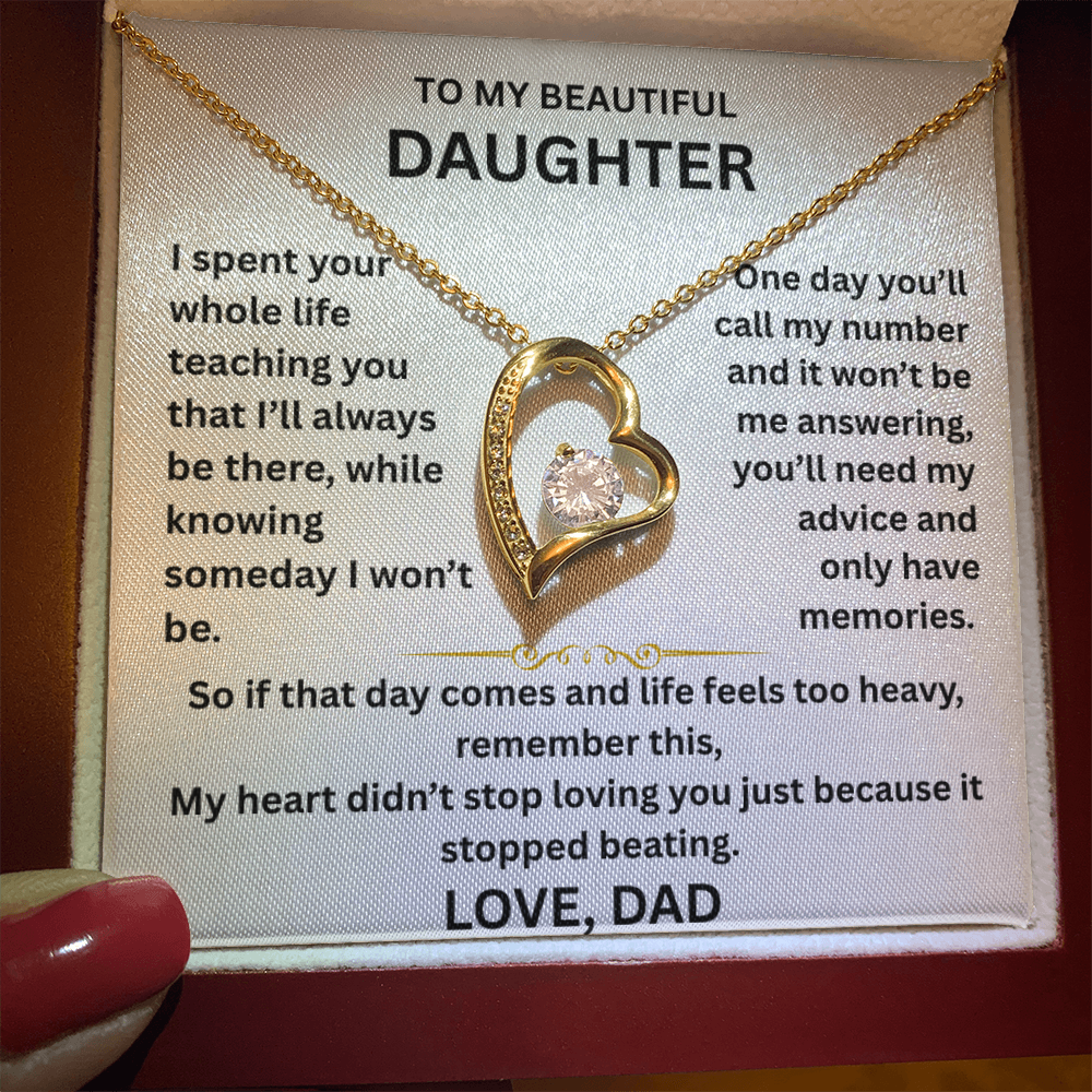 To My Daughter - Some goodbyes happen long before we're ready - Beautiful Gift Set FG00002