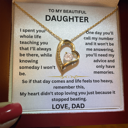 To My Daughter - Some goodbyes happen long before we're ready - Beautiful Gift Set FG00002
