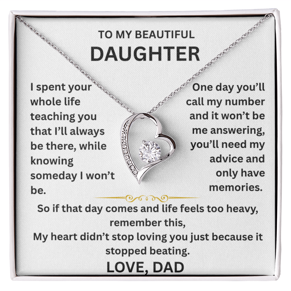 To My Daughter - Some goodbyes happen long before we're ready - Beautiful Gift Set FG00002