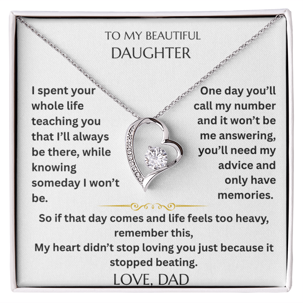 To My Daughter - Some goodbyes happen long before we're ready - Beautiful Gift Set  FG00001