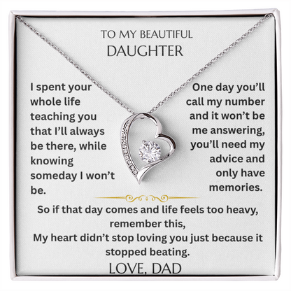 To My Daughter - Some goodbyes happen long before we're ready - Beautiful Gift Set  FG00001