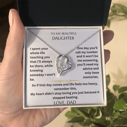 To My Daughter - Some goodbyes happen long before we're ready - Beautiful Gift Set  FG00001