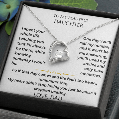 To My Daughter - Some goodbyes happen long before we're ready - Beautiful Gift Set  FG00001