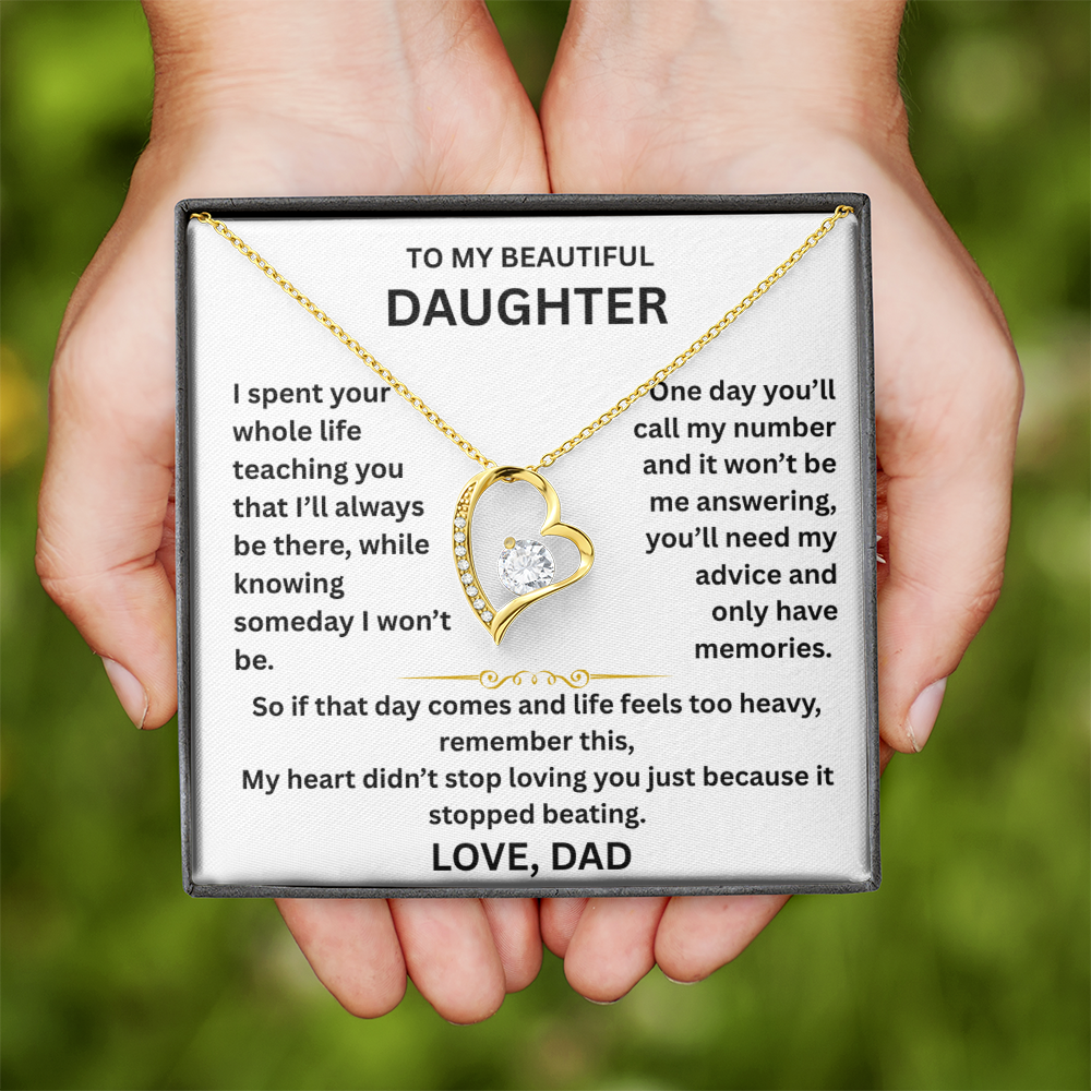 To My Daughter - Some goodbyes happen long before we're ready - Beautiful Gift Set FG00002