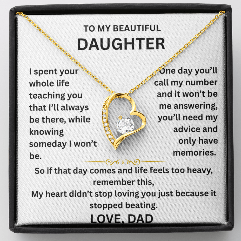 To My Daughter - Some goodbyes happen long before we're ready - Beautiful Gift Set FG00002