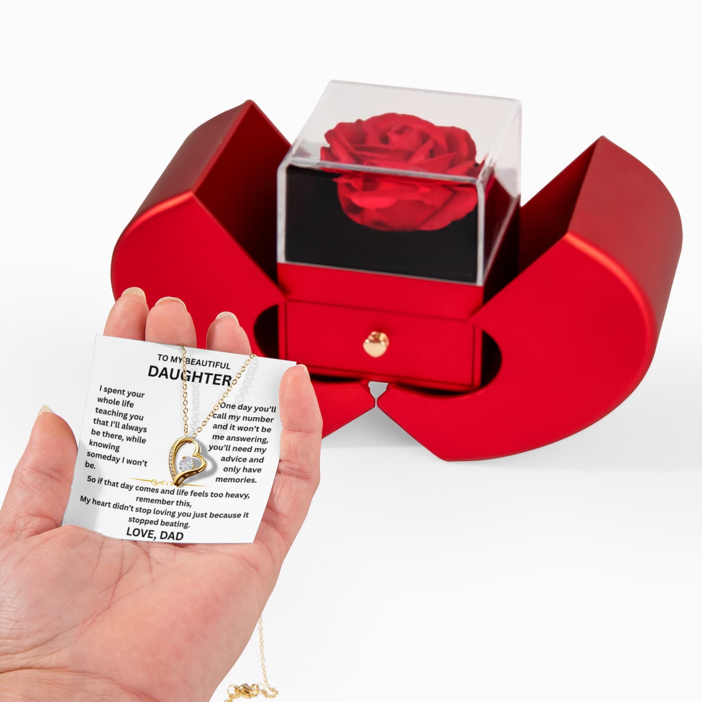 To My Daughter - Some goodbyes happen long before we're ready - Beautiful Gift Set FG00004