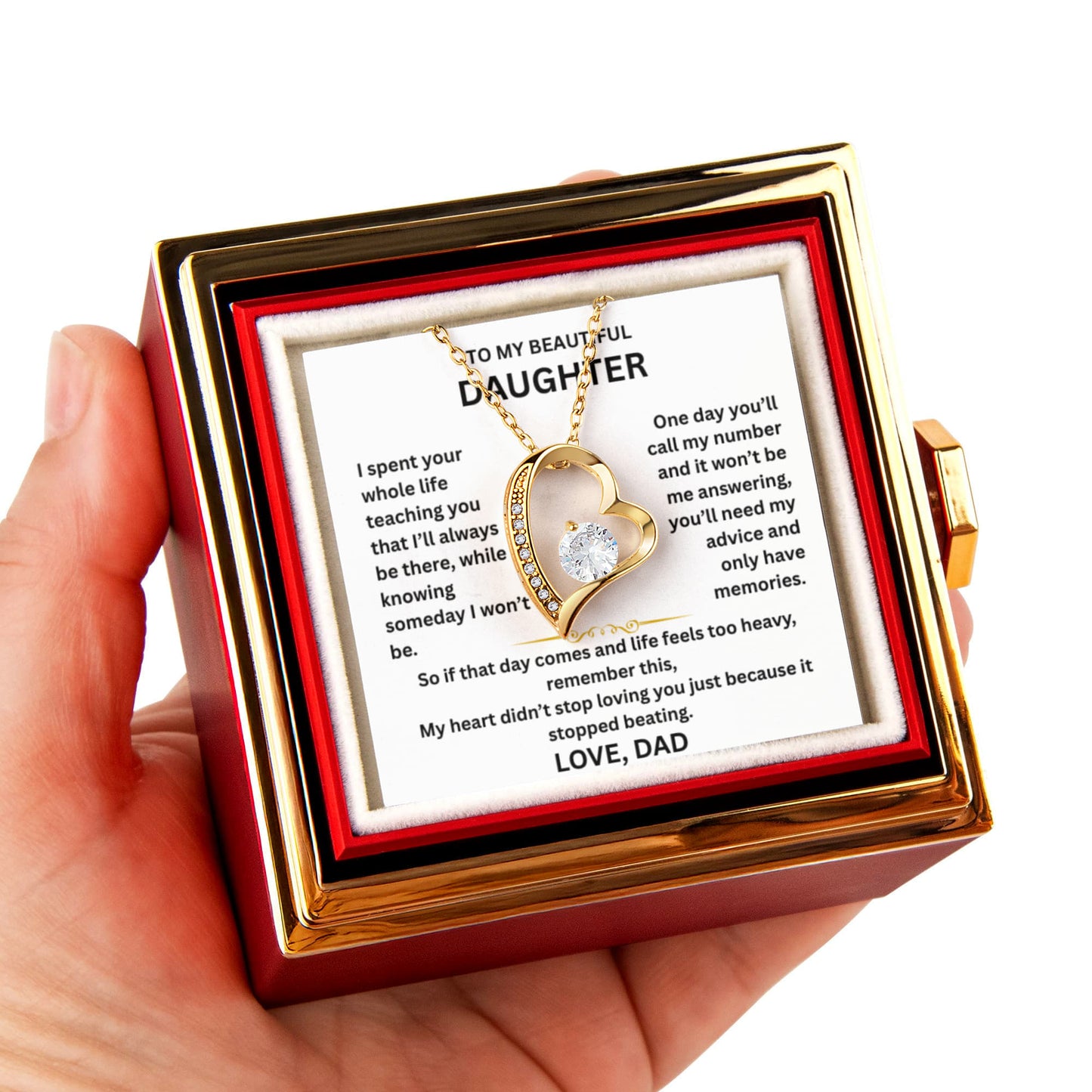 To My Daughter - Some goodbyes happen long before we're ready - Beautiful Gift Set FG00003