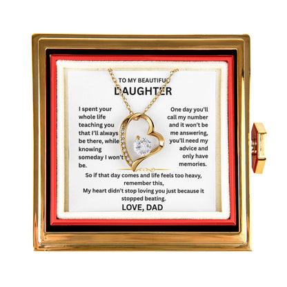 To My Daughter - Some goodbyes happen long before we're ready - Beautiful Gift Set FG00003