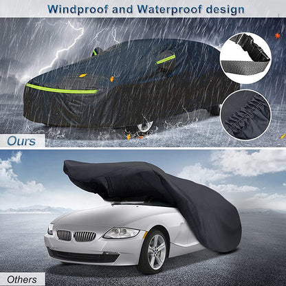 SEDAN WATERPROOF CAR COVER AND OUTDOOR SUN PROTECTION COVER