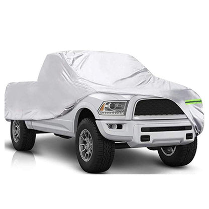 PICK-UP SIZE COVER ,100%WATERPROOF,SUNPROOF,DUSTPROOF FULL SET COVER W/ FREE CAR WAX & MICROFIBER CLOTH