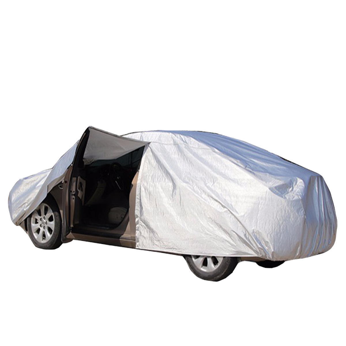 PICK-UP SIZE COVER ,100%WATERPROOF,SUNPROOF,DUSTPROOF FULL SET COVER W/ FREE CAR WAX & MICROFIBER CLOTH
