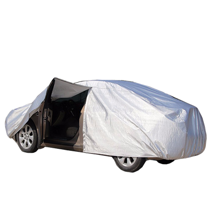 PICK-UP SIZE COVER ,100%WATERPROOF,SUNPROOF,DUSTPROOF FULL SET COVER W/ FREE CAR WAX & MICROFIBER CLOTH