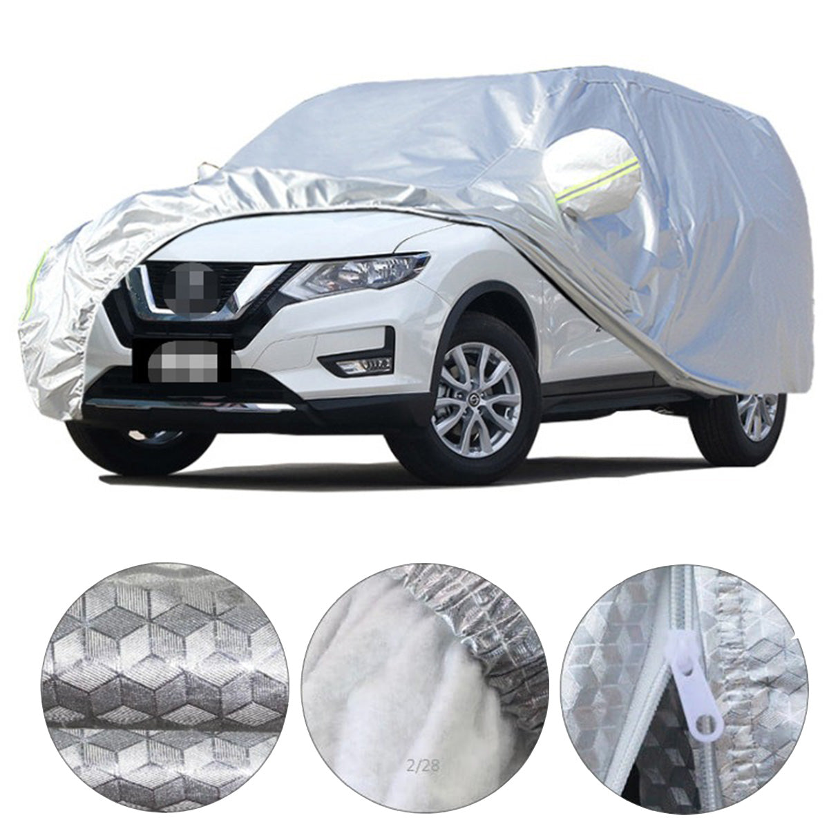 🚗 Premium Aluminized Car Cover with Cotton Inner – Buy 1 Get 1 Free Promo