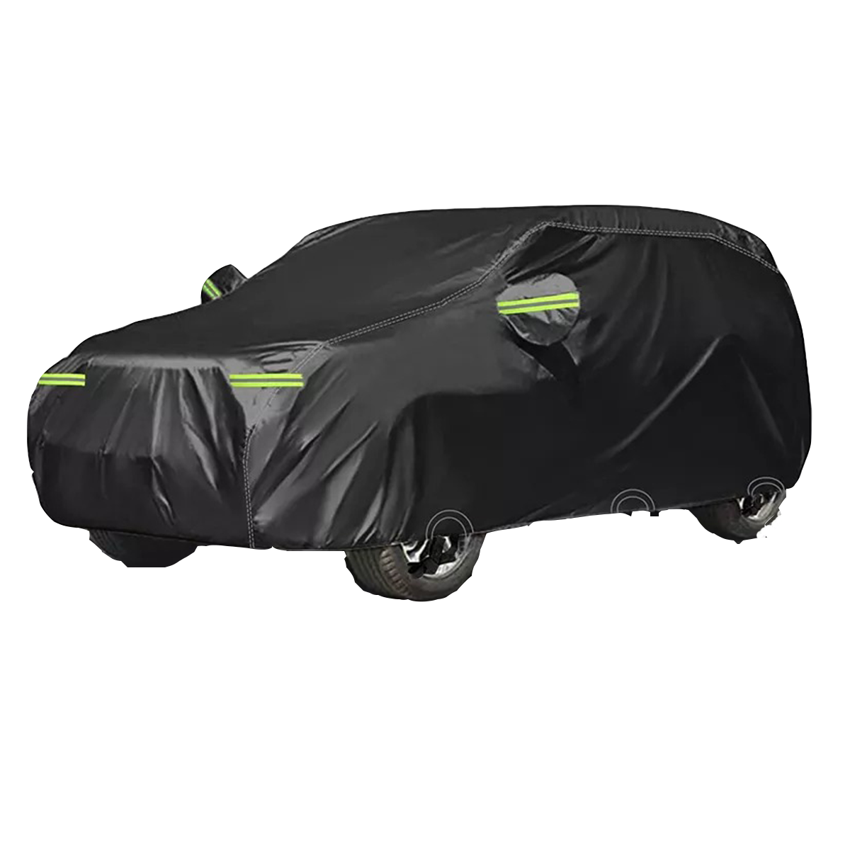 (BLACK EDITION)SEDAN WATERPROOF CAR COVER AND OUTDOOR SUN PROTECTION COVER,FREE CAR WAX & MICROFIBER CLOTH
