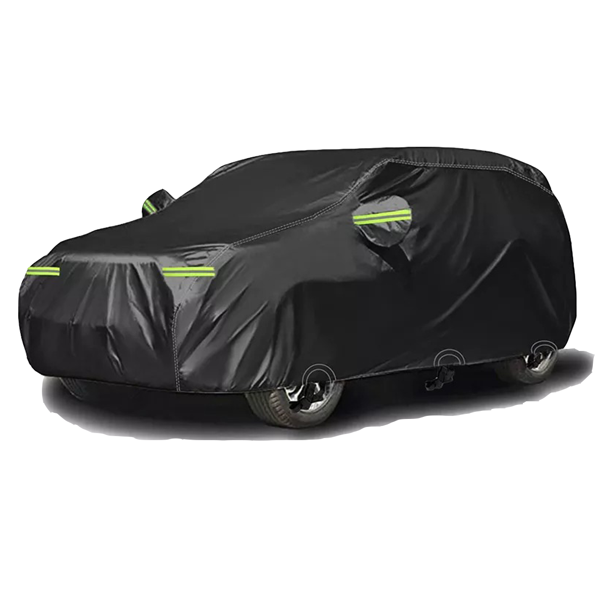 (BLACK EDITION) PICK UP SIZE COVER, ALUMINIZED FABRIC WITH COTTON INNER, 100%WATERPOOF