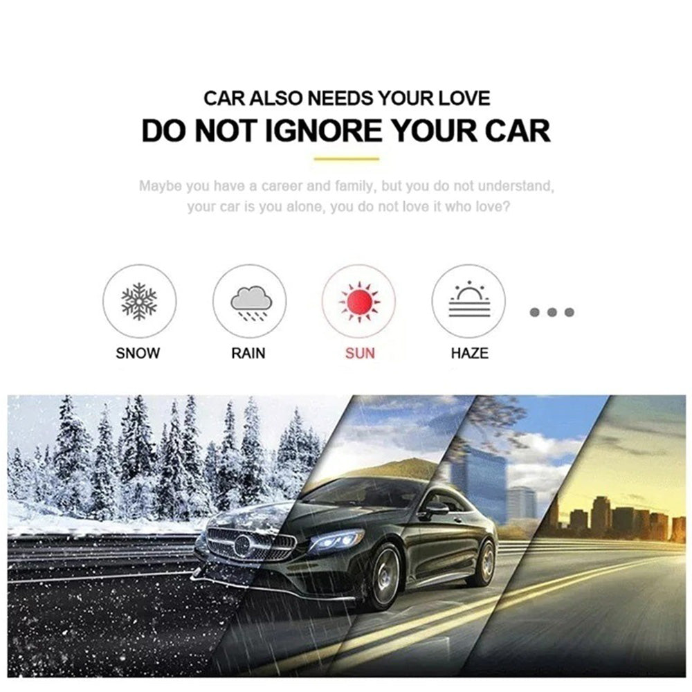 SUV SIZE COVER ,ALUMINIZED FABRIC WITH COTTON INNER, 100%WATERPROOF,SUNPROOF,DUSTPROOF FULL SET COVER W/ FREE CAR WAX