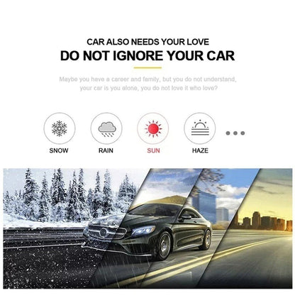 SUV SIZE COVER ,ALUMINIZED FABRIC WITH COTTON INNER, 100%WATERPROOF,SUNPROOF,DUSTPROOF FULL SET COVER W/ FREE CAR WAX
